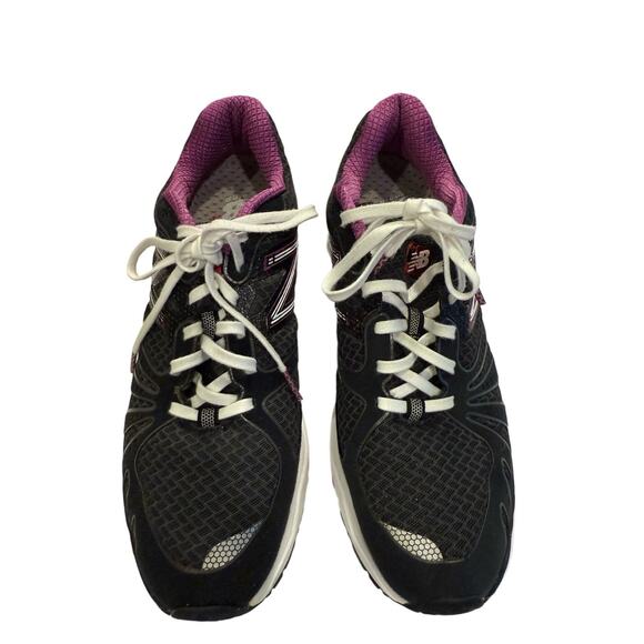 New Balance Barringer 890 Rev Lite Running Shoes/ Athletic BLK Purple, EUC Sz 10 - Picture 3 of 7